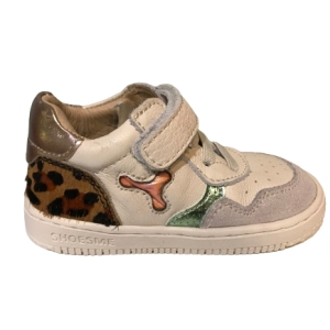 Shoesme BN24S012-I Meisjes Babyproof sneaker Wit Panter
