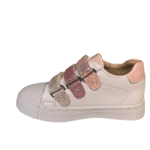 Shoesme SH23S016-A Sneaker White pink meisjes