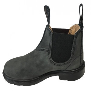 Blundstone elastic sided boot rustic black
