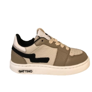 Gattino Y1015 sneaker Wit Taupe maten 21-27