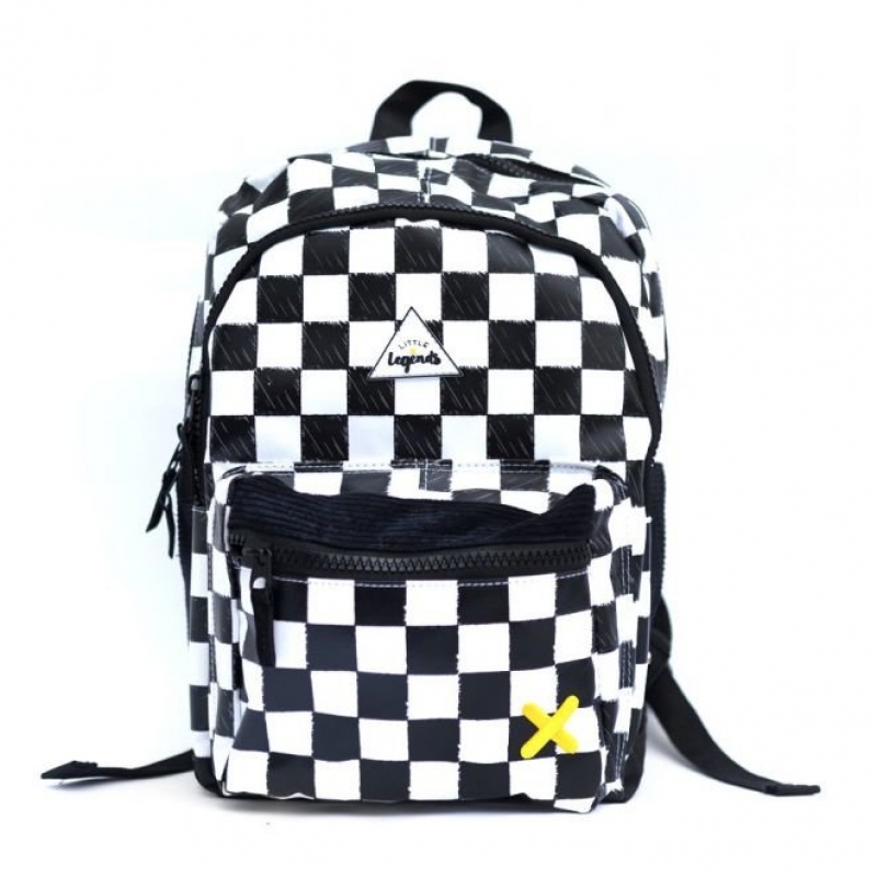 Little Legends checkerboard backpack L