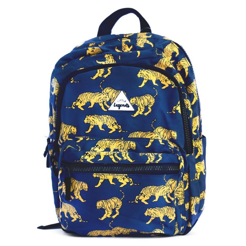 Little Legends tiger blauw backpack L