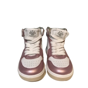 Pinocchio P1012 sneaker met pink metallic en lila
