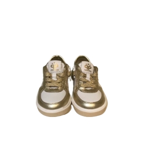 Pinocchio P1057 Sneaker Wit Goud Beige