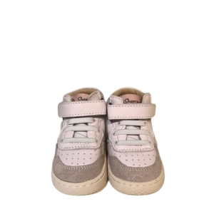 Shoesme BN24S008-B Meisjes Babyproof sneaker White Zilver