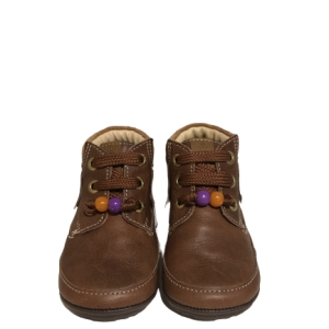 Shoesme BP8W034-A Brown leather Franje