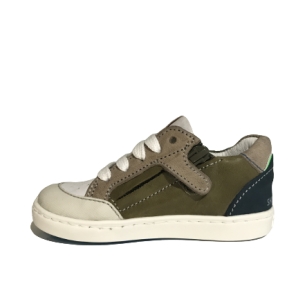Shoesme UR23S043-G sneaker URBAN jongens groen grijs